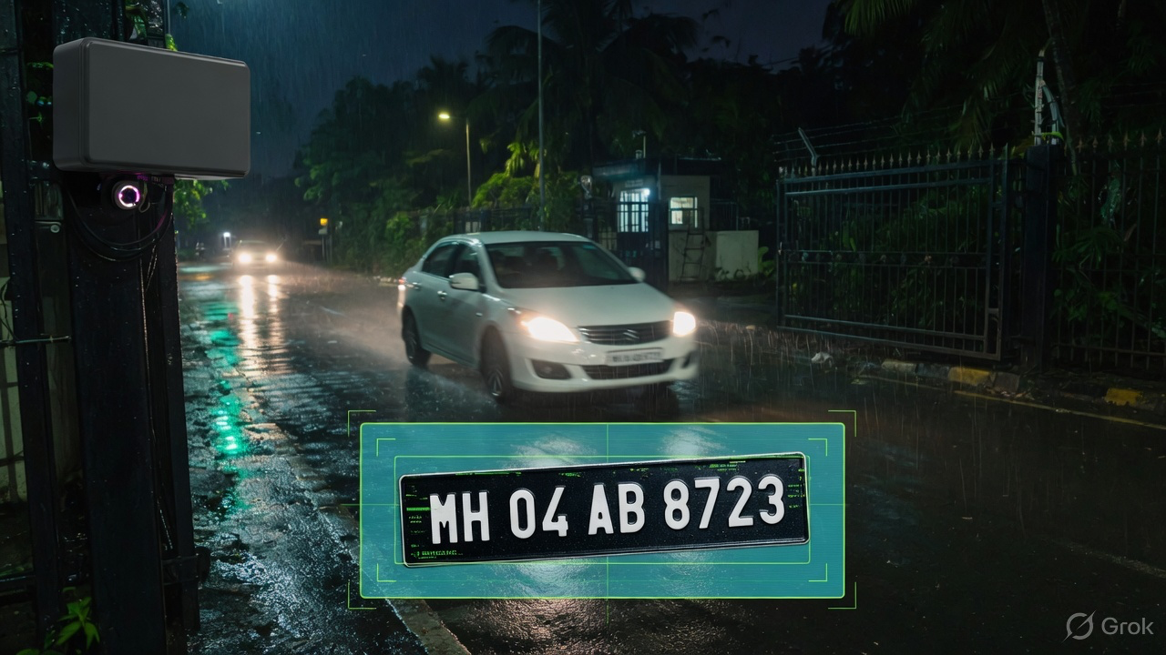 ANPR plate read at the edge